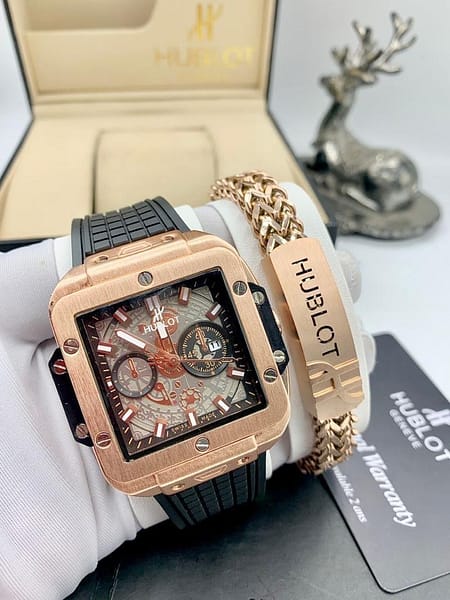 Hublot watch and bracelets